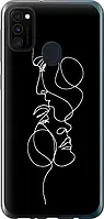 Чехол с принтом для Samsung Galaxy M21 / для самсунг галакси М21 с рисунком Пара
