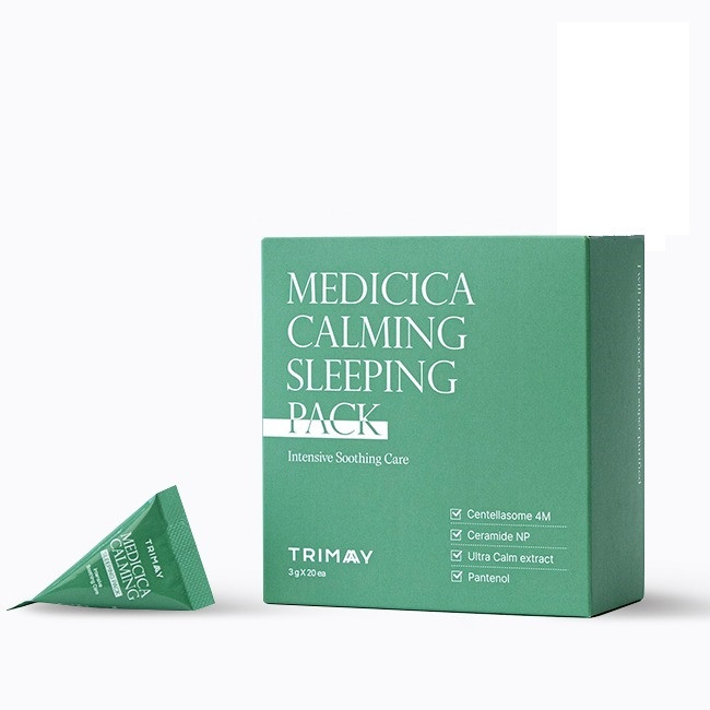 Заспокійлива нічна маска з центелою Trimay Medicica Calming Sleeping Pack 3 мл