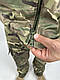 Куртка мультикам "Горка" утеплена на флісі Тактична куртка мультикам осінь Військова куртка Multicam демісезонна, фото 10