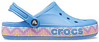 Сабо Crocs Bayaband Chevron Band Clog Powder Blue-Multi M6W8-38-24.5 см 208100