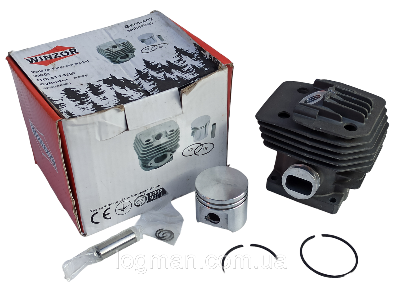 Поршень із циліндром для мотокоси FS 220 на мотокосу ФС 220/ WINZOR/Вінзор, фото 1