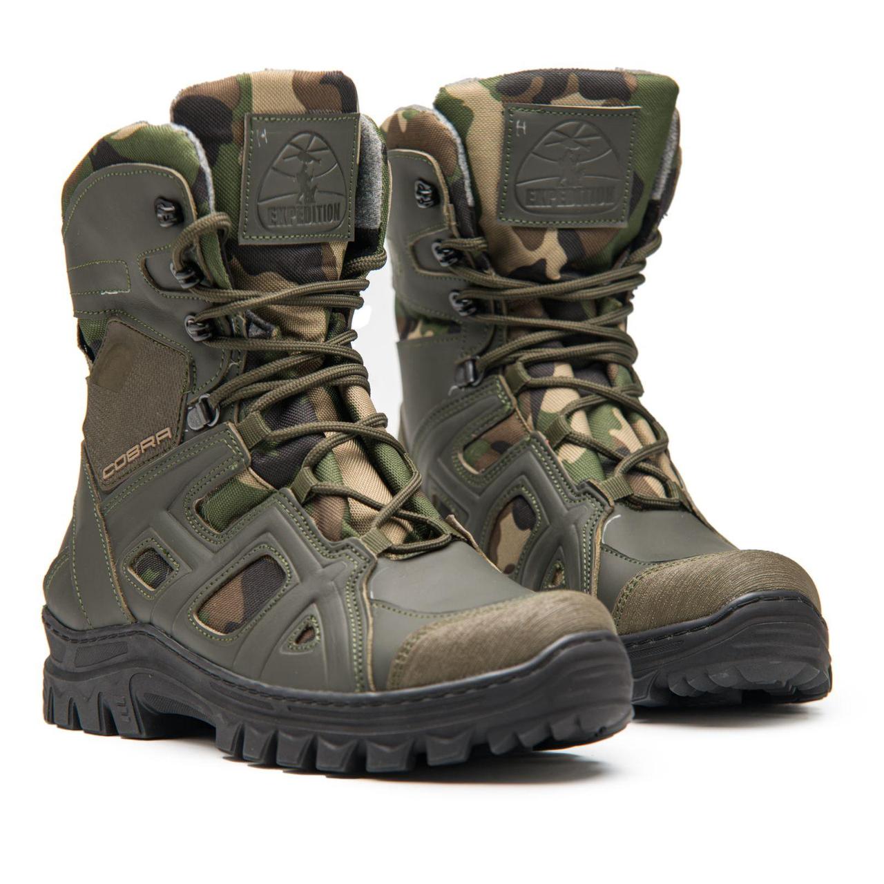 Зимові берці водонепроникні COBRA 802-піксель. 39 (25,5см) (3987134981368), фото 1