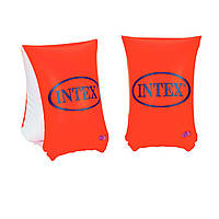 Надувные детские нарукавники для плавания Intex 58642 в бассейн или море Красный