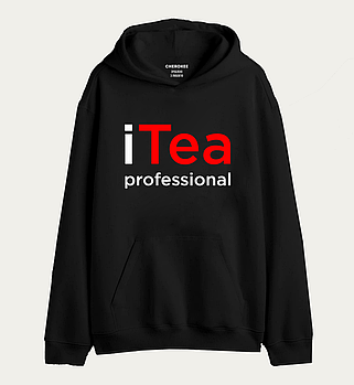 Худі толстовка з принтом  "iTea Professional"