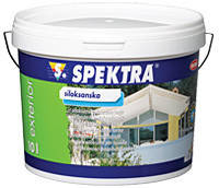 Фасадні фарби SPEKTRA Siloksanska, В1, 10л, силоксанова фасадна фарба SPEKTRA HELIOS