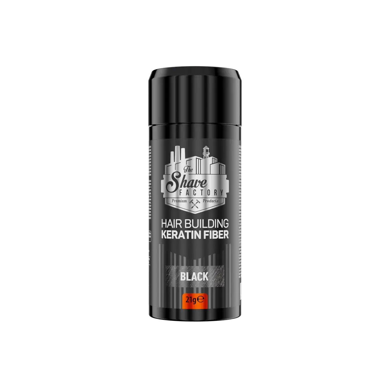 Пудра для залисин The Shave Factory Hair Building Keratin Fiber Вlack, фото 1