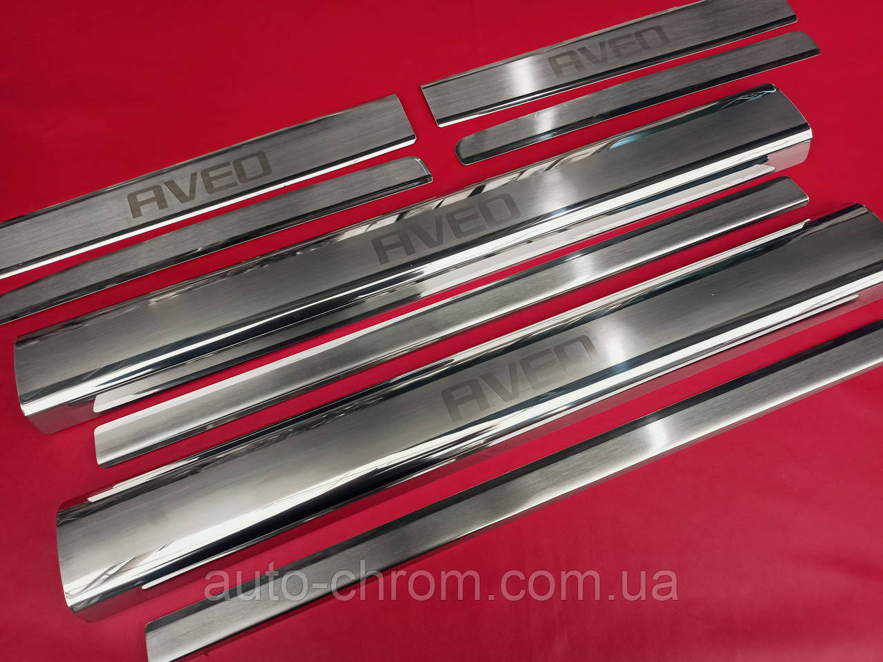 Накладки на пороги Chevrolet Aveo 2006-2012, фото 1