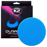 Губка для полировки K2 DURAFLEX жесткая голубая 150*25 мм на липучке