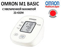 Автоматический тонометр Омрон Тонометр omron m1 basic + универсальная увеличенная манжета L 22-42см