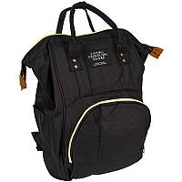 Сумка-рюкзак для мам и пап с термо-карманами для бутылочек на 20 л MOM'S BAG Черный 021-208/1