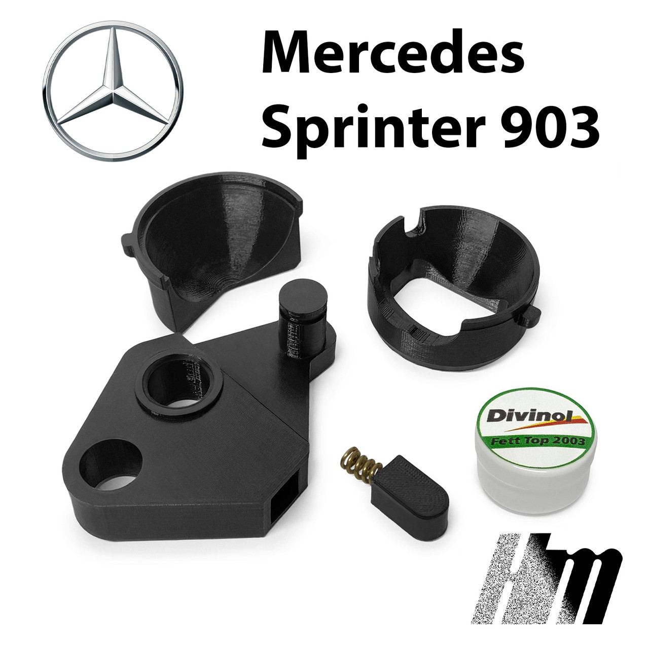 Ремкомплект Кулисы КПП Mercedes Sprinter 903 (0002600009) (комплект 3 ...