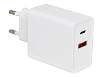 Сетевое зарядное устройство AR-QC-PD 5V 3A USB/TYPE C White (7614)