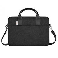 Сумка для ноутбука WiWU Minimalist Laptop Bag с ремешком 15.6'' (16.2'') черная