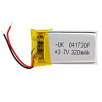 Літій-полімерний акумулятор 3.7 V 041730 320 mAh 30х17х4 мм (6530)