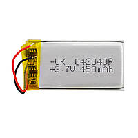 Літій-полімерний акумулятор 3.7 V 042040 450mAh 40х20х4 мм (6531)