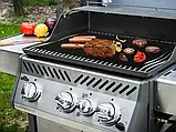 BBQ grill sheet гриль мат портативний антипригарним покриттям 33 Х 40 см для овочів, м'яса, морепродуктів, фото 3