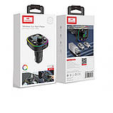Fm Modulator MP3 | Car Charger | 3.1A | 2U | 1C — Earldom ET-M79, фото 3