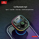 Fm Modulator MP3 | Car Charger | 3.1A | 2U | 1C — Earldom ET-M79, фото 6