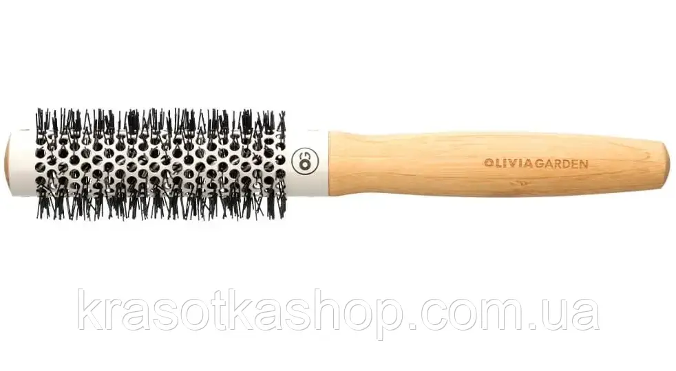 Брашинг бамбуковий Bamboo Touch Blowout Thermal Olivia Garden 23 мм, фото 1