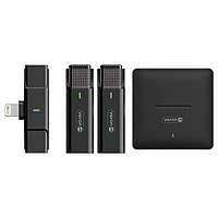 Бездротовий мікрофон для телефона Lightning Veron EP033AH2 L з кейсом заряджання