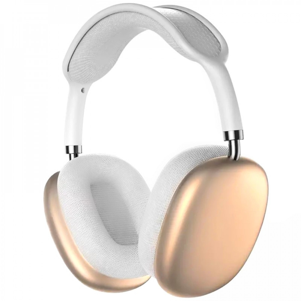 Бездротові Bluetooth навушники Bluetooth Max White-Gold, фото 1