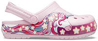 Кроксы Crocs Fun Lab Unicorn Band Clog J1-31,5-20 см Petal Pink