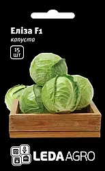 Насіння капусти Еліза F1, 15 насіння — Ранньостиглий (48 дні), білочене. LEDAAGRO
