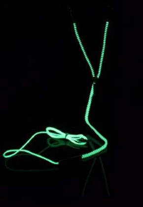 Провідна гарнітура Zipper Neon навушники з мікрофоном на блискавці до телефону мп3 ноутбука рожевий З ДЕФЕКТОМ, фото 2