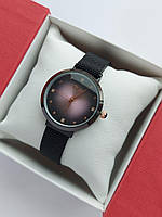 Женские наручные часы Dior черного цвета с розовым циферблатом на металлическом браслете, CW2294