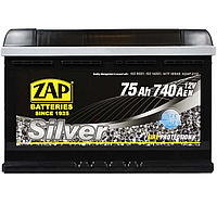 Автомобильный аккумулятор ZAP Silver 75Ah 740A R+ (L3B)