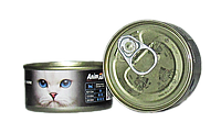 Влажный корм AnimaAll для взрослых котов с тунцом и креветками