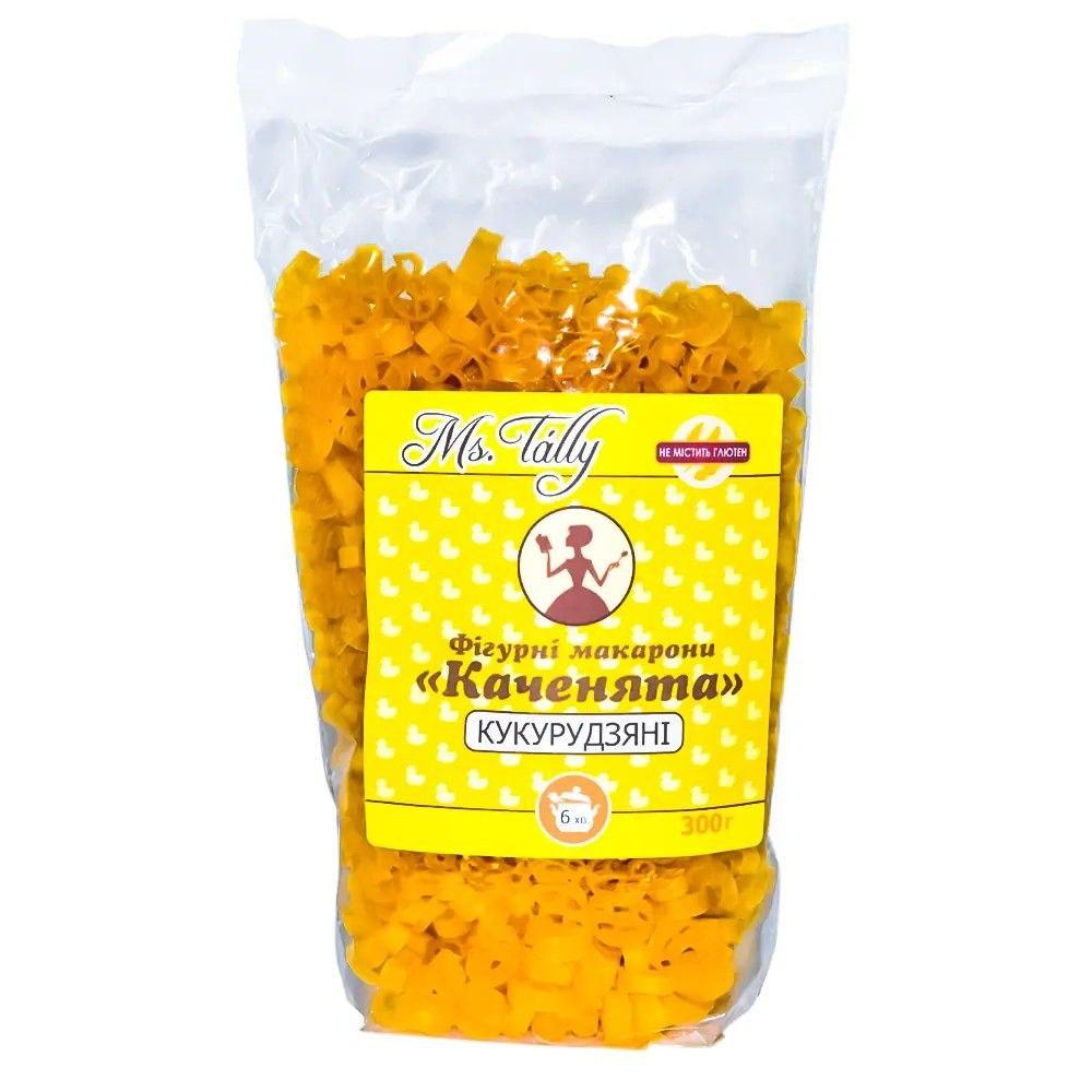 Фігурні макарони кукурудзяні «Кушенята» без глютену «Ms.Tally» 300г, фото 1
