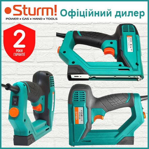 Купить Степлер электрический Sturm ET4553 Электростеплер для гвоздей и ...