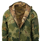 Куртка двостороння Helikon-Tex Reversible Wolfhound Hoodie Windpack Mitchell Camo Leaf/Mitchell Camo Clouds, фото 9