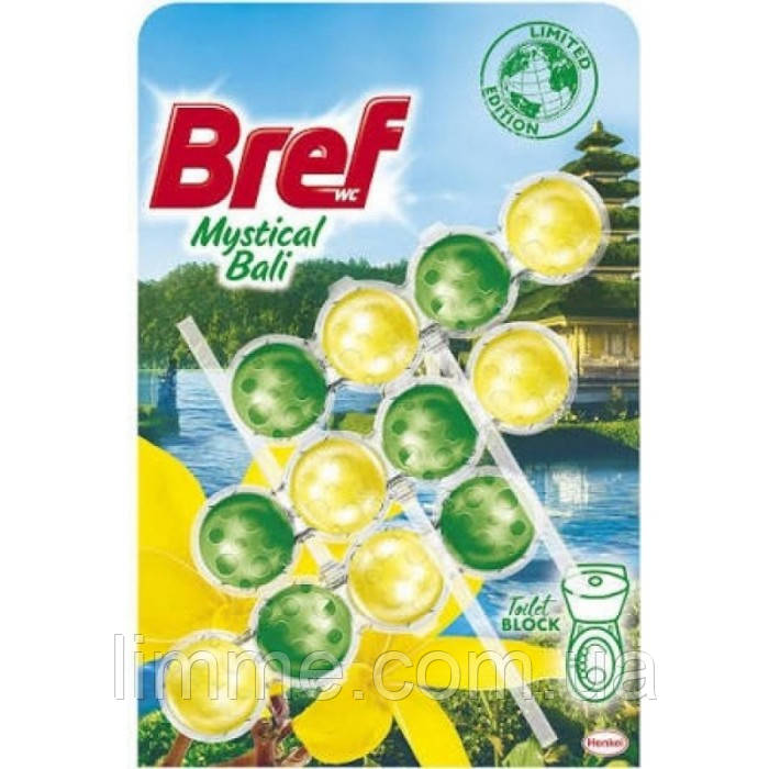 Кульки для унітазу Bref WC Mystical Bali 3x50 г