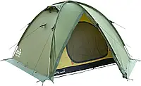 Походная 4-местная палатка | Всесезонная туристическая палатка | Tramp Rock 4 v2 TRT-029-green