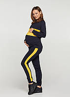 Демисезонный трикотажный костюм для прогулок для беременных и кормящих мам размер XL весна-осень