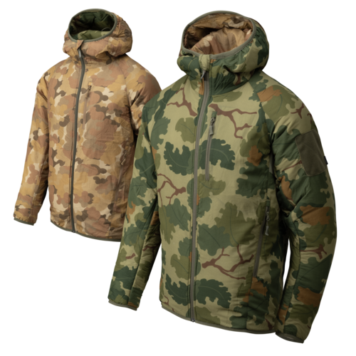 Куртка двостороння Helikon-Tex Reversible Wolfhound Hoodie Windpack Mitchell Camo Leaf/Mitchell Camo Clouds, фото 1