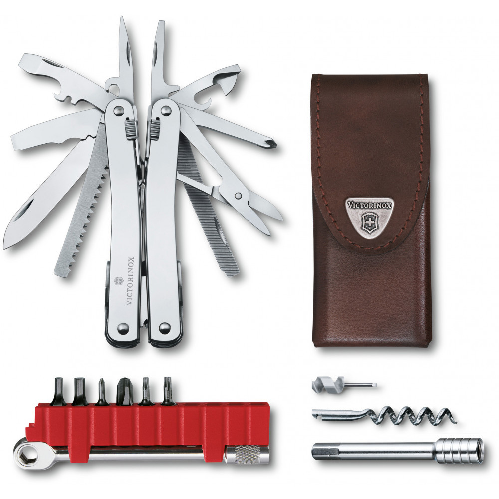 Мультитул Victorinox SWISSTOOL SPIRIT X PLUS RATCHET 3.0236.L, фото 1