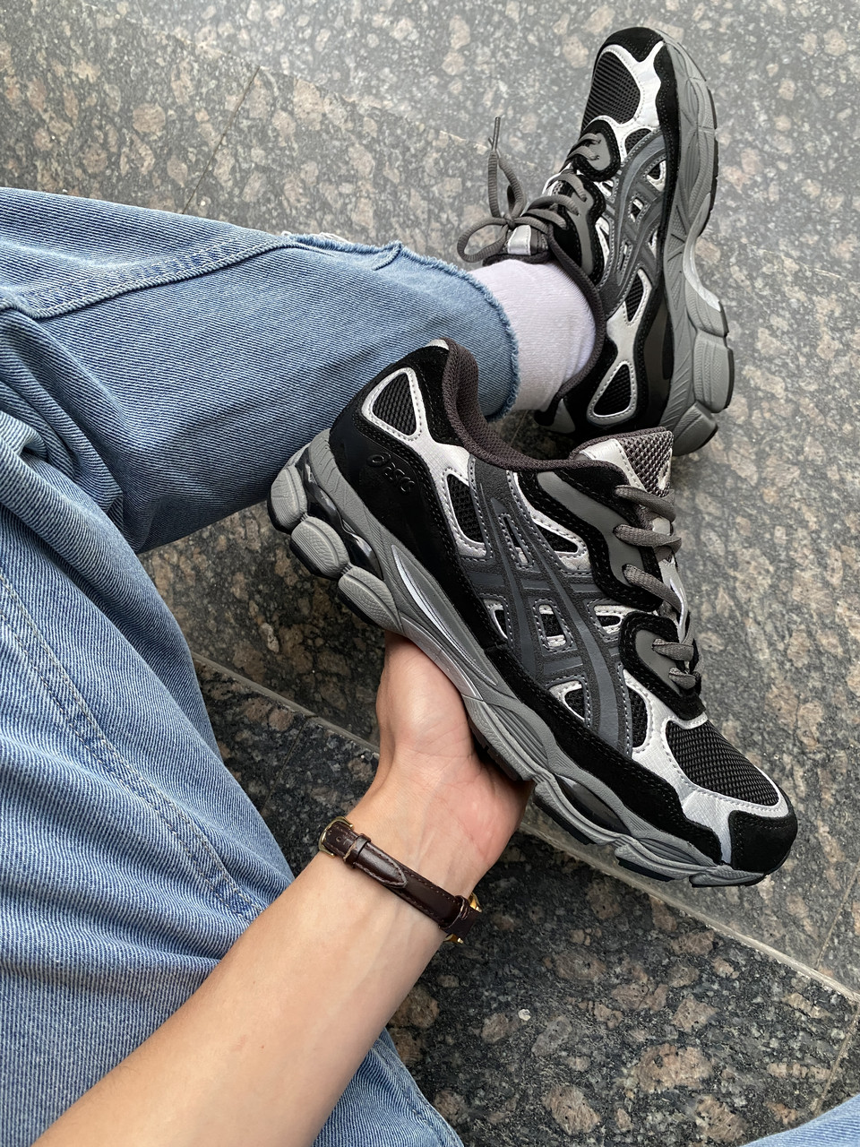 Купить Asics Gel-NYC Graphite Grey/Black, цена 2700 ₴ — Prom.ua (ID ...