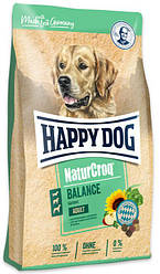 Корм для собак Хепі Дог НатурКрок Баланс Happy Dog NaturCroq Balance з птахом 4 кг