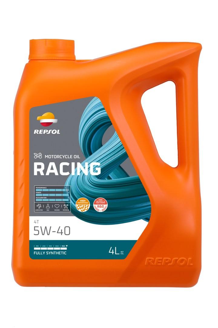 Моторне масло Repsol 4T Racing 5W40 4Л MA2 синтетика (5) - замінює RP160L54