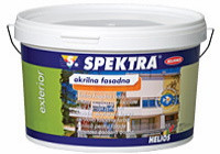 Фасадні фарби SPEKTRA Akrilna Fasadna, В2, 1,86л, акрилова фасадна фарба SPEKTRA HELIOS