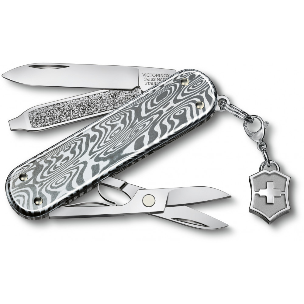 Швейцарський складаний ніж Victorinox CLASSIC SD Brilliant Damast 0.6221.34, фото 1
