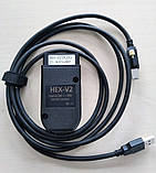 Автосканер VCDS HEX-V2 21.9, OBD2-USB, чіп ATMEL-FTDI, фото 2