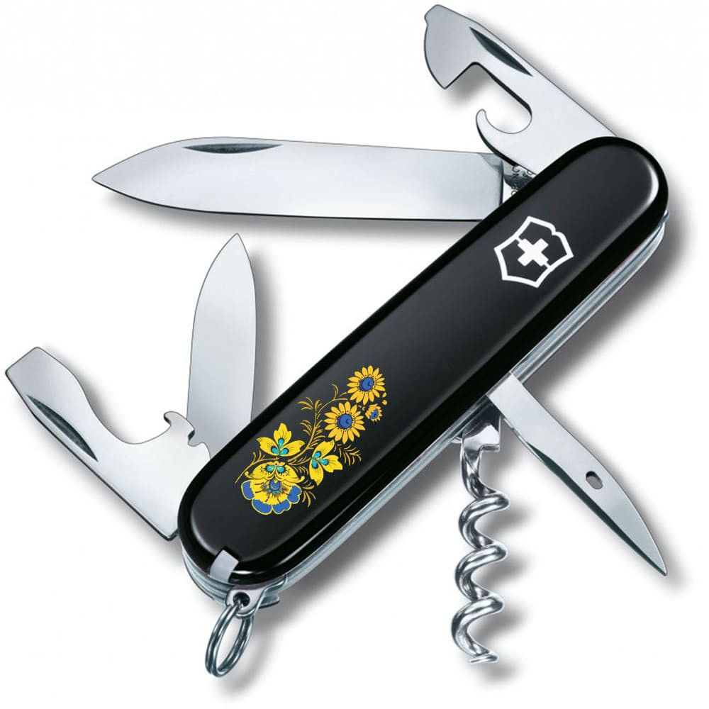 Швейцарський складаний ніж Victorinox SPARTAN UKRAINE Квіти 1.3603.3_T1050u