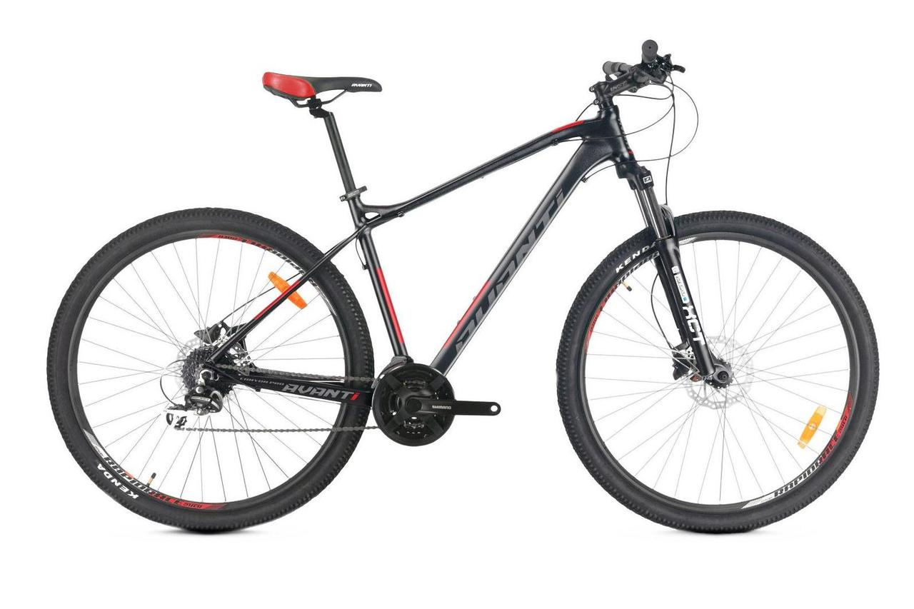 Велосипед 27.5" Avanti CANYON PRO 2024 рама - 17" чорно-червоний