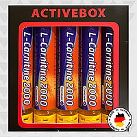 Inkospor L-Carnitine 2000 Activebox 5х25 мл, жиросжигатели для спортсменов, L-карнитин 2000 мг, для похудения