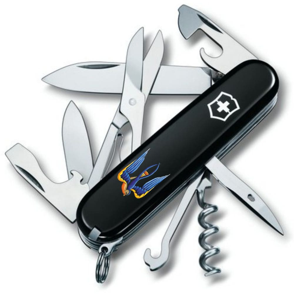 Швейцарський складаний ніж Victorinox CLIMBER UKRAINE Тризуб-Ластівка 1.3703.3_T1230u, фото 1
