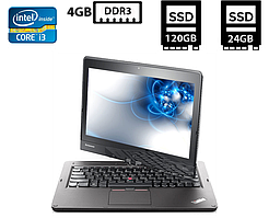 Ноутбук Lenovo ThinkPad S230u/12"IPS Touch(1366x768)/Intel Core i3-3217U 1.80GHz/4GB DDR3/x2 SSD/Intel HD Graphics